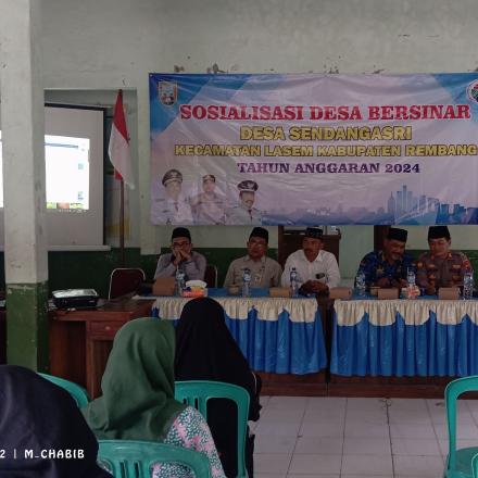 Sosialisasi Desa BERSINAR ( Bersih Narkoba ) Di Desa Sendangasri Kec. Lasem Kab. Rembang